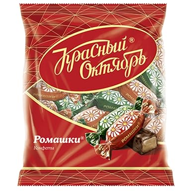 Pralinen Romaschki 3er Pack (3 x 250g) russisches Konfekt mit Kondensmilch in kakaohaltiger ...