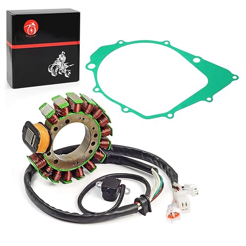 Miniatura 2 de Estator con junta compatible con Yamaha Warrior 350 YFM350 1996-2001 Big Bear 350 1995-1997 Kodiak 400 1993-1998 3HN-85510-10-00 3GD-15451-00-00