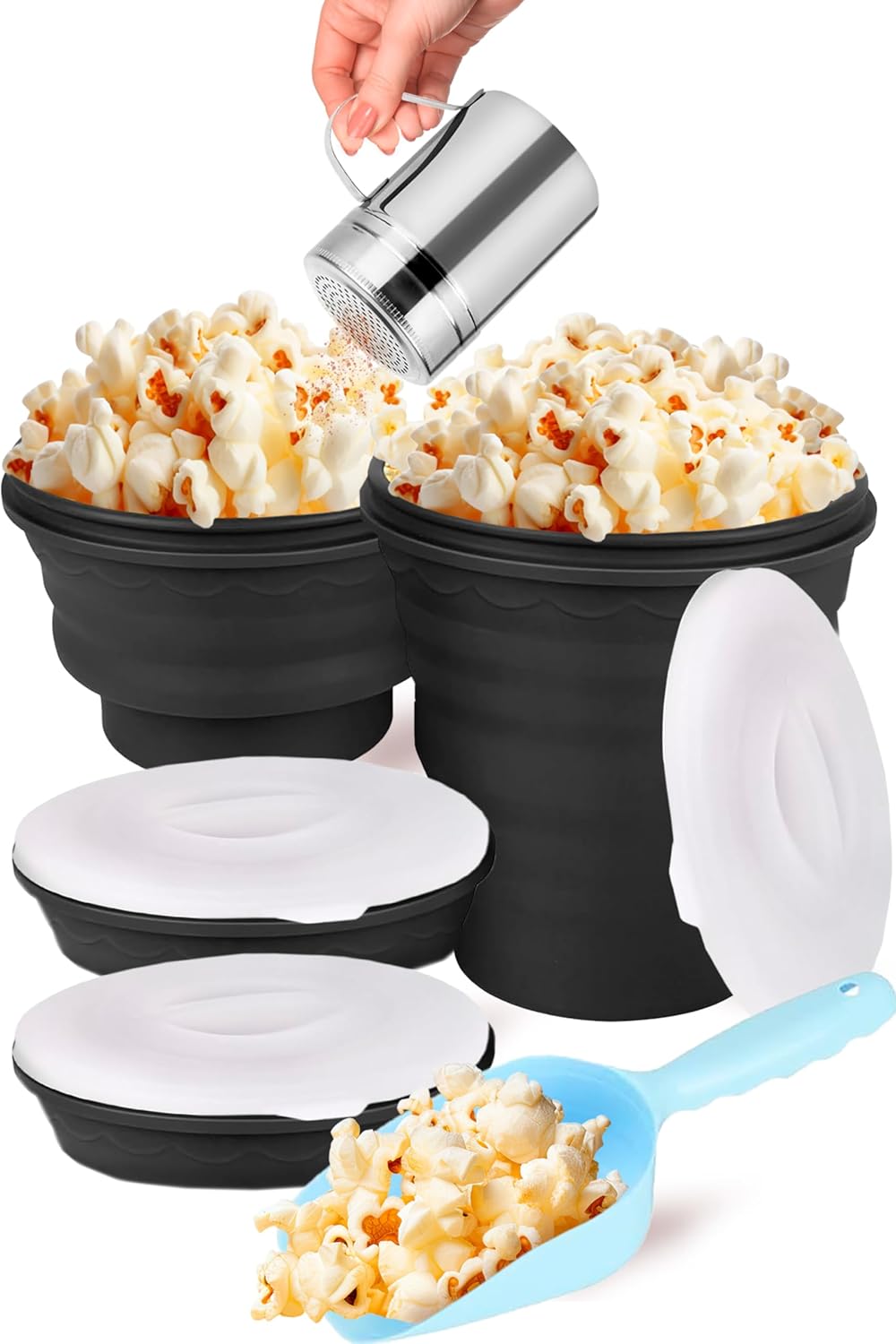 Microwave Popcorn Maker Silicone Popcorn Bowl Microwave