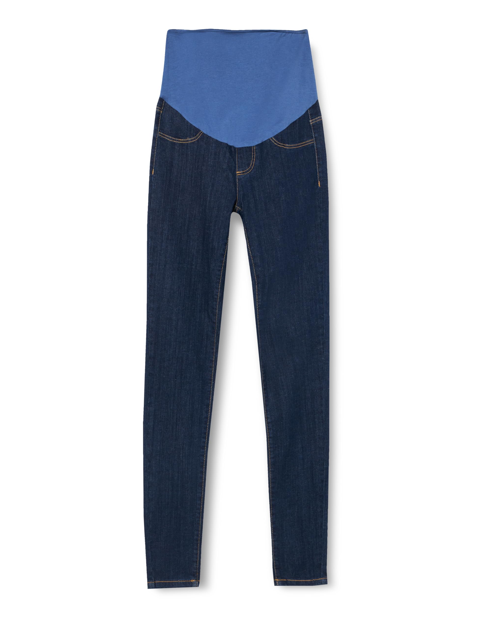 MAMA.LICIOUS Women's Mlcilia Skinny Jegging Maternity Jeans, Dark Denim Blue, XL