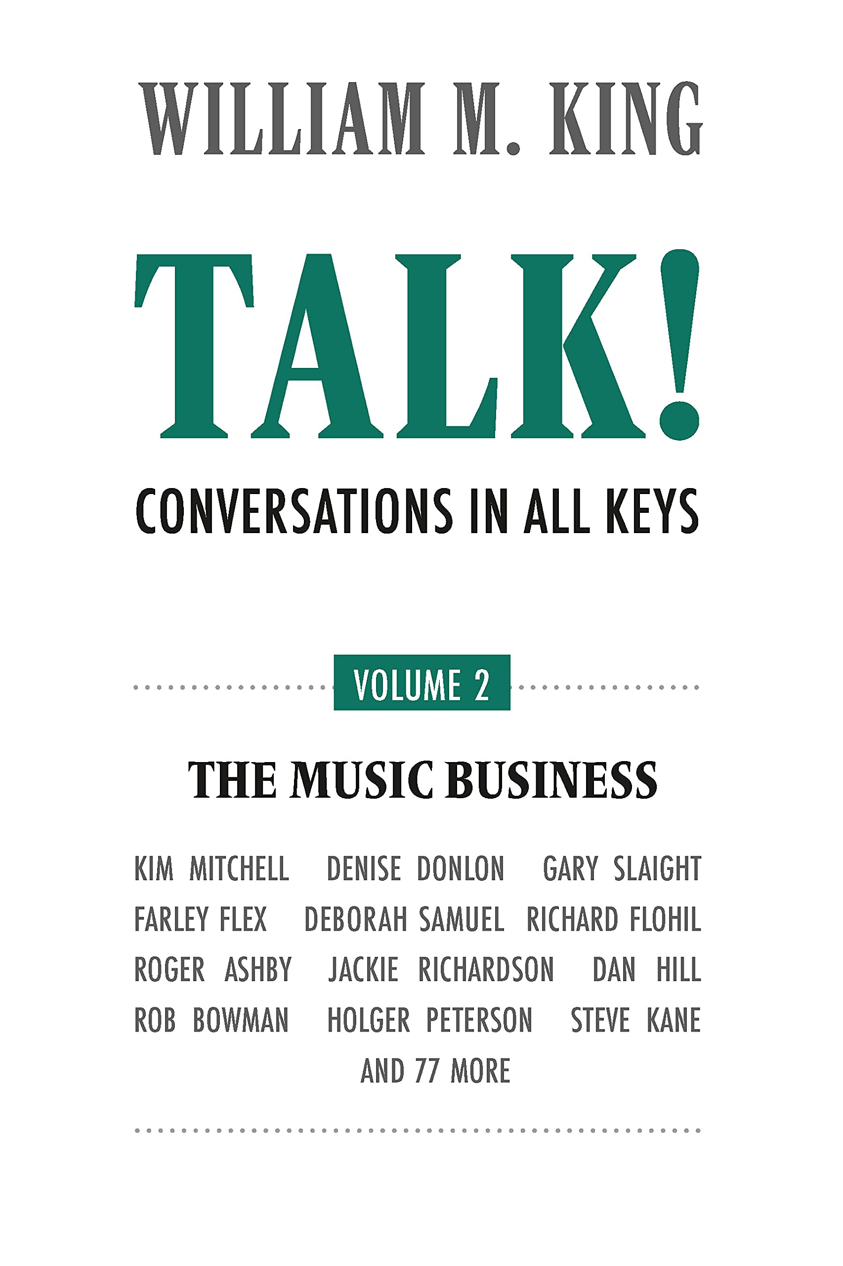 The Music Business volume 2 livre Talk Conversation in All Keys anglais