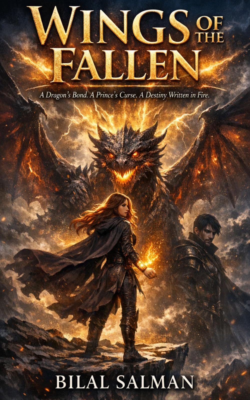 Wings of the Fallen: A Dragon’s Bond. A Prince’s Curse. A Destiny Written in Fire.
