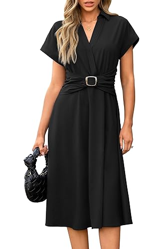 Newshows Womens Wear to Work Teacher Business Casual Dress Funeral
