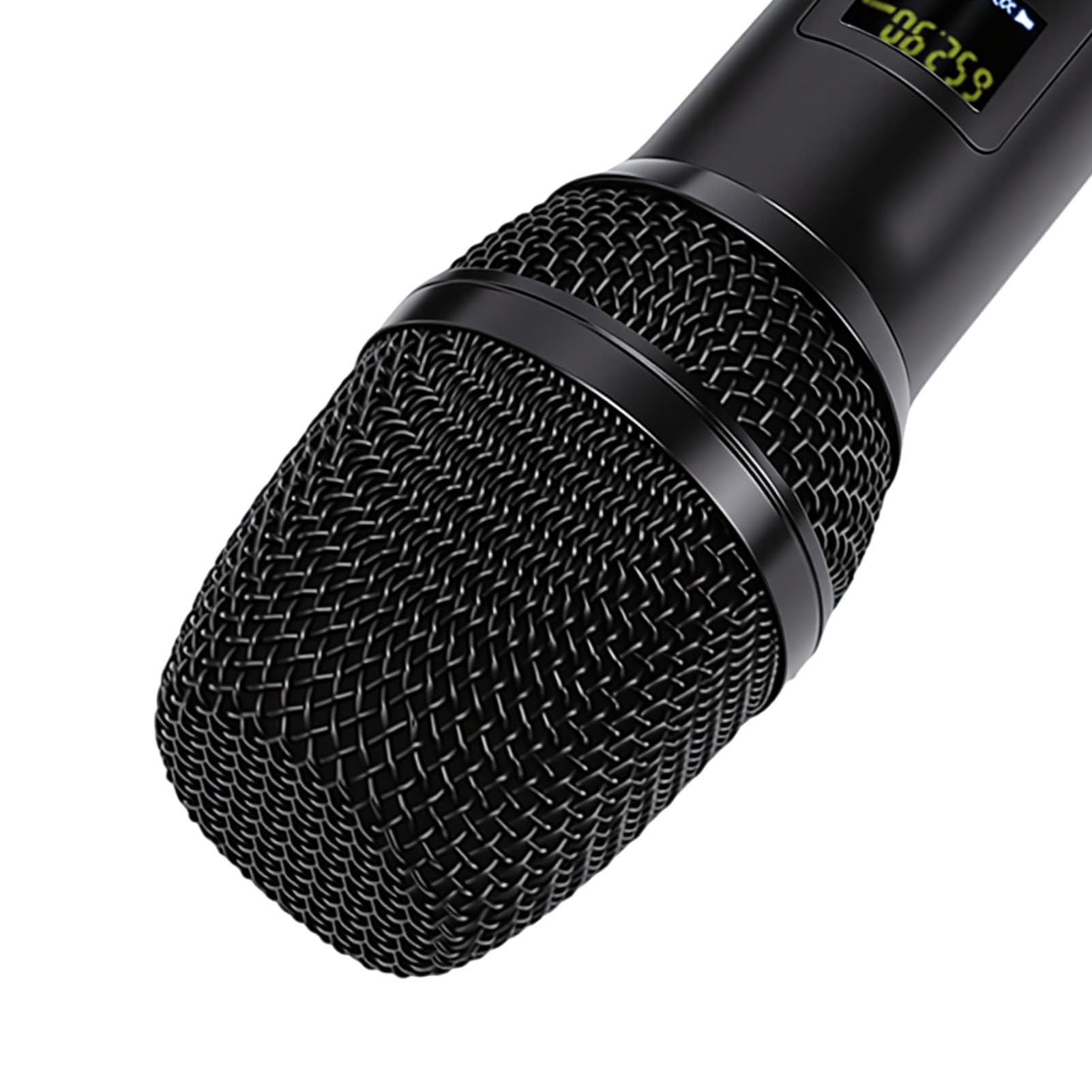 Fabater con Doppio Microfono Wireless Portatile per Karaoke e Discorsi, connettività Affidabile, Equalizzatore Integrato, Set di 2 Microfoni, Design Compatto