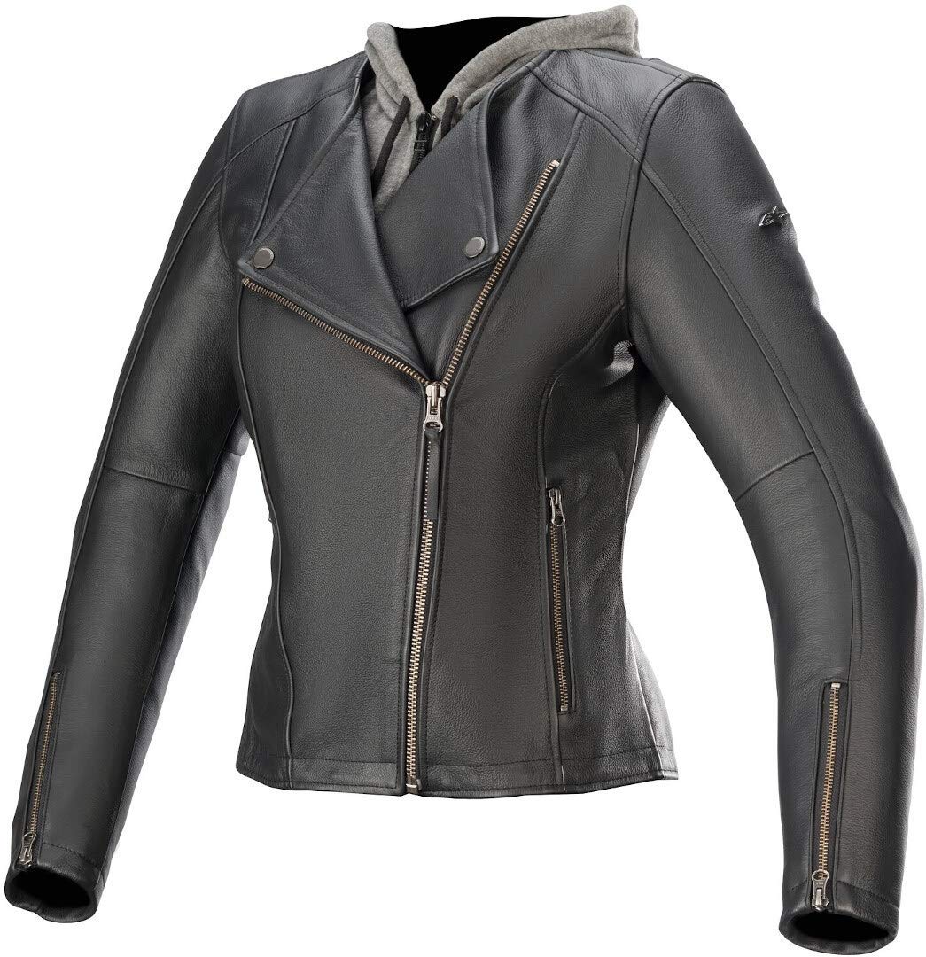 Amazon.com: Alpinestars Women's Alice Leather Jacket (46) (Black