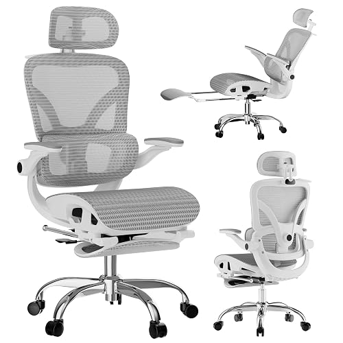 Alllion Ergonomic Mesh Office Chair, Home Desk Chair Comfy High