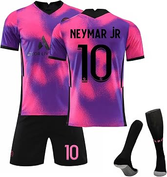 Generic Kids Football Kit 24/25 Home/Away Boy's Soccer Jerseys, Shorts and Socks Set for Boys Youth 2-13 Years