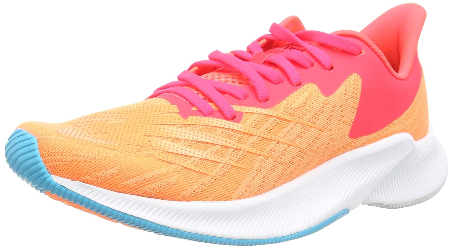 New Balance Women's FuelCell Prism V1 Running Shoe, Vivid Coral/Citrus