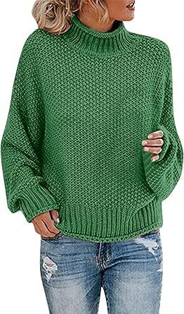 2023 Autumn And Winter New Knitwear Women 'S Clothing Thick Thread Turtleneck Pullover Women