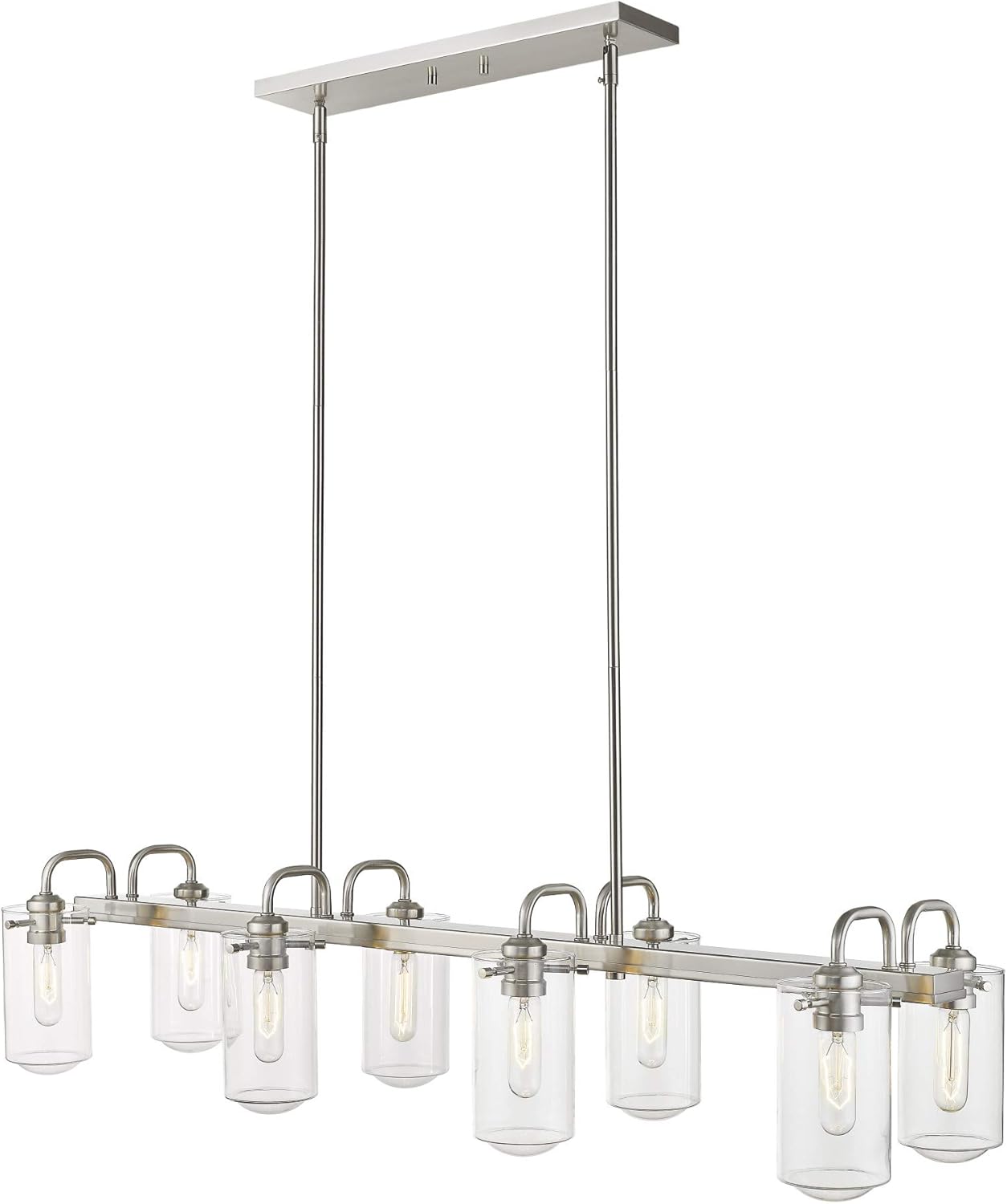 Z-Lite 471-8L-BN 8 Light Island/Billiard, Brushed Nickel