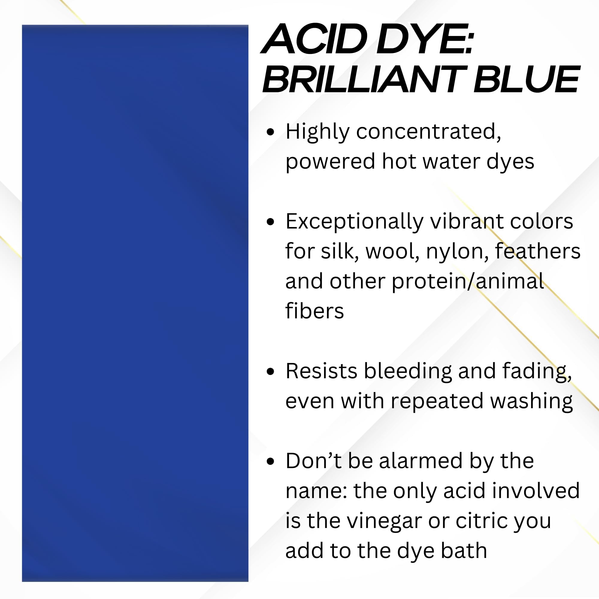 Jacquard Acid Dye, 1/2 oz., Brilliant Blue