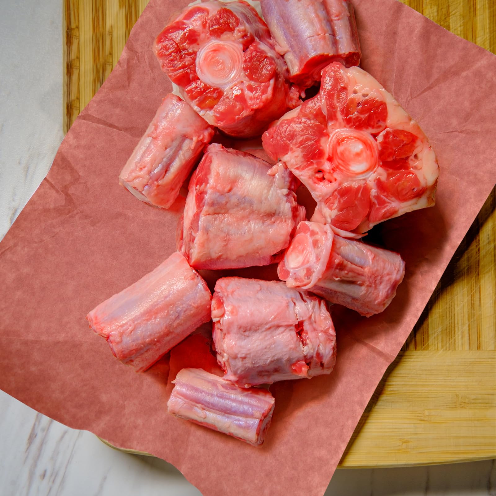 2 Rotoli Carta da Macellaio Rosa Rotolo da 10 m, Carta Kraft per BBQ, Butcher Paper BBQ, larghezza 30 cm, per Risultati di Cottura Perfetti per BBQ Smoker Grill, SKZ-01