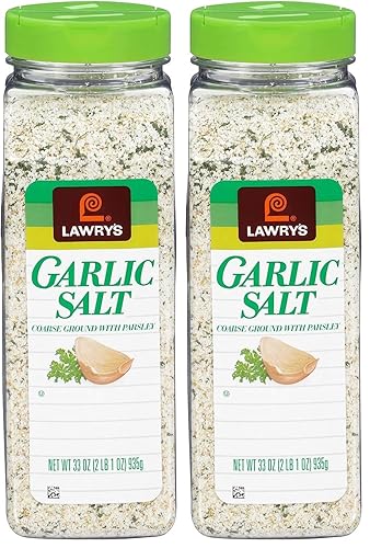 Miniatura 5 de Producto de sal de ajo molida gruesa de Lawry's con perejil (33 onzas) - Sal, especias y condimentos [ahorro a granel]