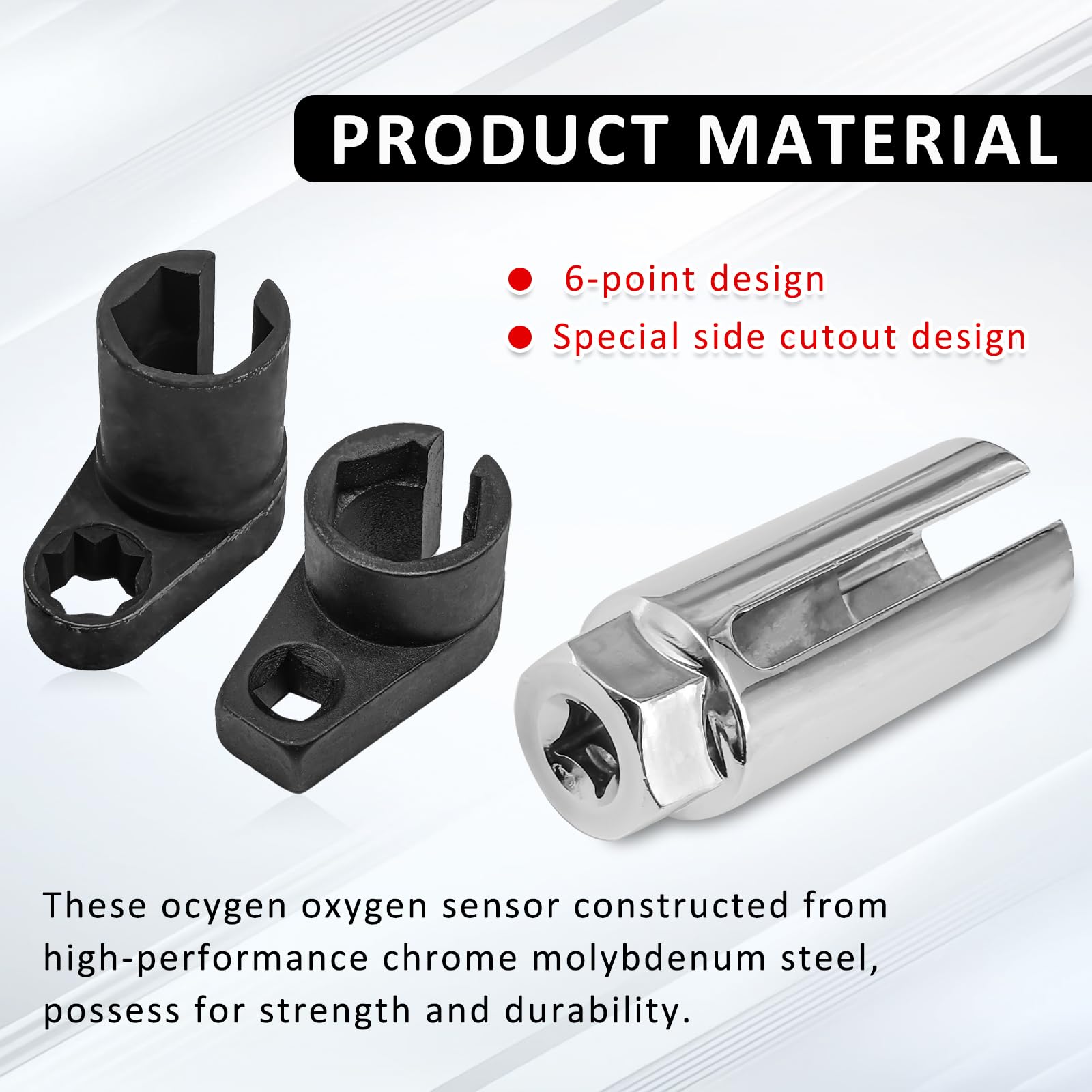 O2 Socket Home Made Snapklik.com : 3pcs Oxygen Sensor Socket, Automotive O2 Oxygen Sensor ...