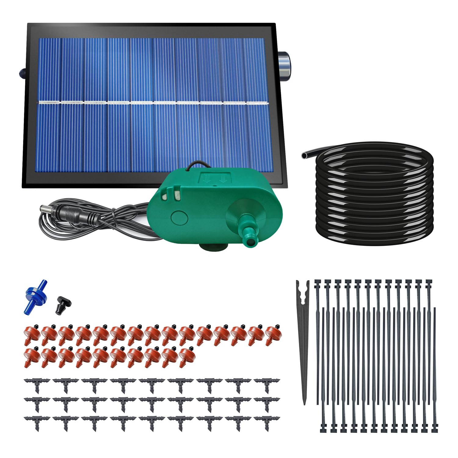 AMUR Greenkeeper solarny system nawadniania, panel słoneczny, system nawadniania roślin, pompa solarna Solar Drop P25 do 25 nawadniania kropelkowego