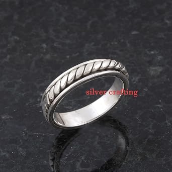 Infinity Spinner Ring - Silver Spin Ring - 925 Sterling Silver Jewelry