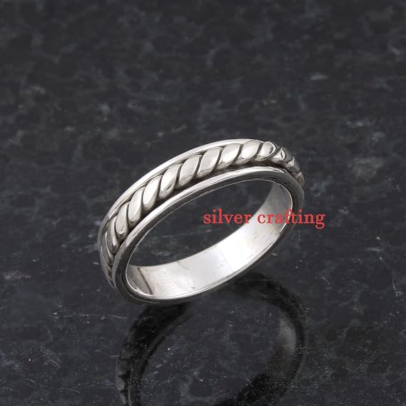Infinity Spinner Ring - Silver Spin Ring - 925 Sterling Silver Jewelry