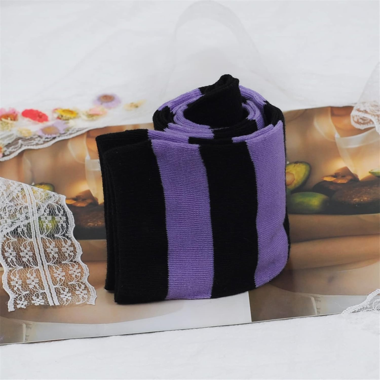 Intgoodluckycc Womens Over The Knee Socks, Thigh High Socks for Women, Long Knee High Stockings Leg Warmers - Image 3