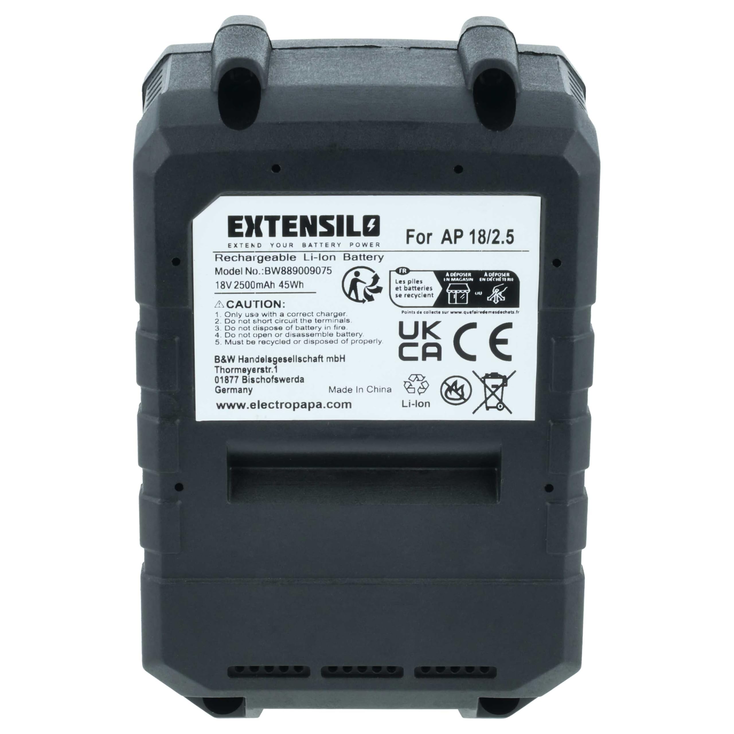 2X batería Compatible con Flex Lithium Power 18 V