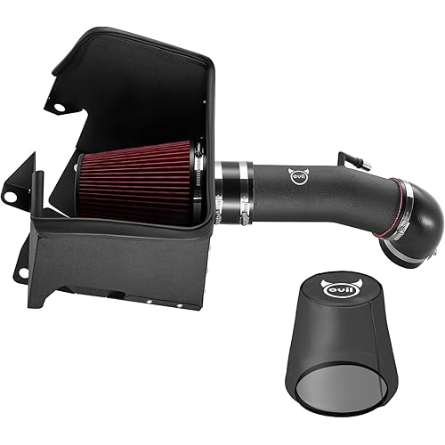 EVIL ENERGY Cold Air Intake Compatible for 2019-2024 Dodge RAM 1500 5.7L, Increases Horsepower, Towing Performance & Acceleration, Includes Heat Shield & Pre-Filter, Black