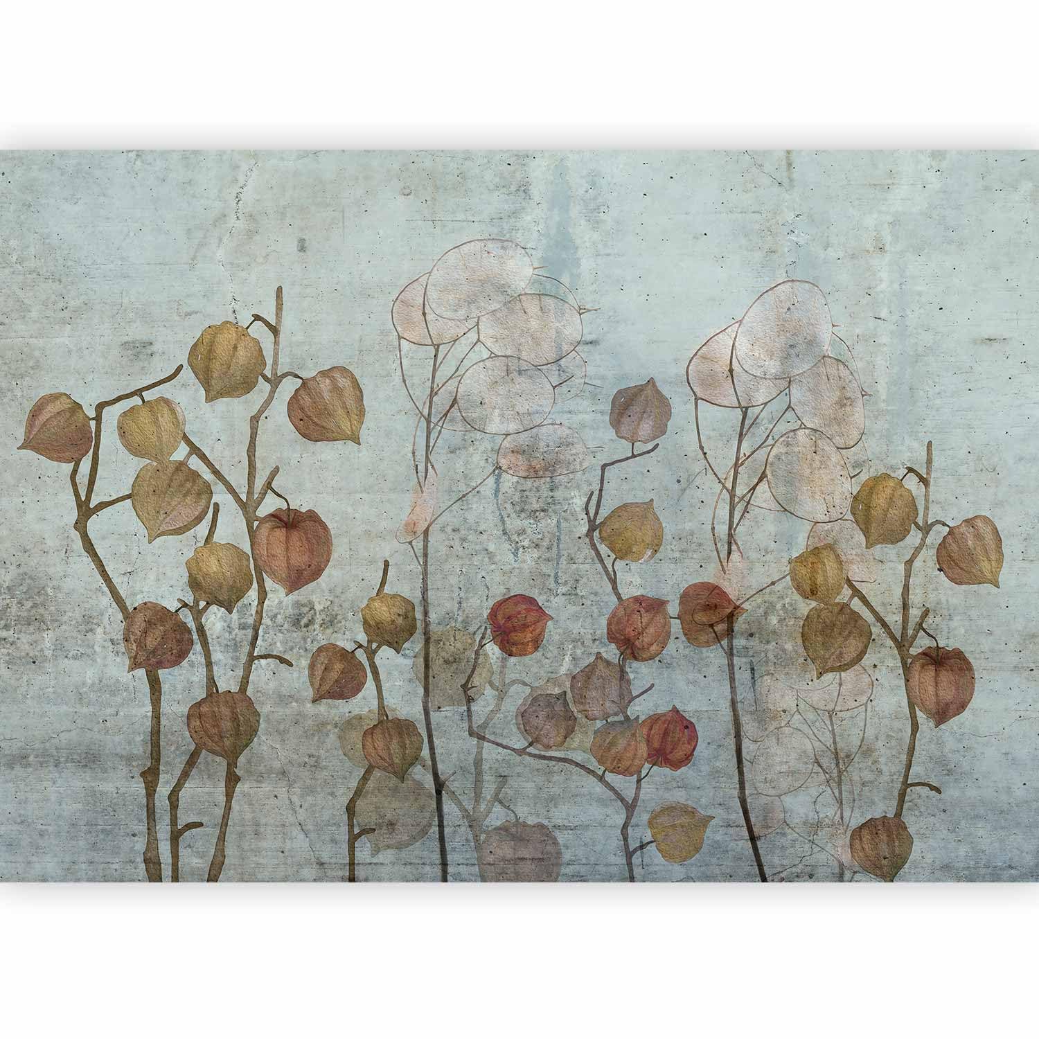 murando PREMIUM Carta da parati Floreale Natura 450x315 cm Fotomurali in TNT Murale alla moda Decorazione da Muro XXL Poster Gigante Design Cameretta Carta per pareti Impianti Fiori b-C-0722-a-a
