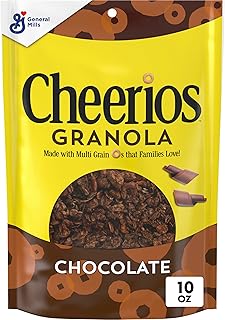 Cheerios Granola, Chocolate, Good Source of Fiber, Excellent Source of 9 Vitamins and Minerals, 10 oz