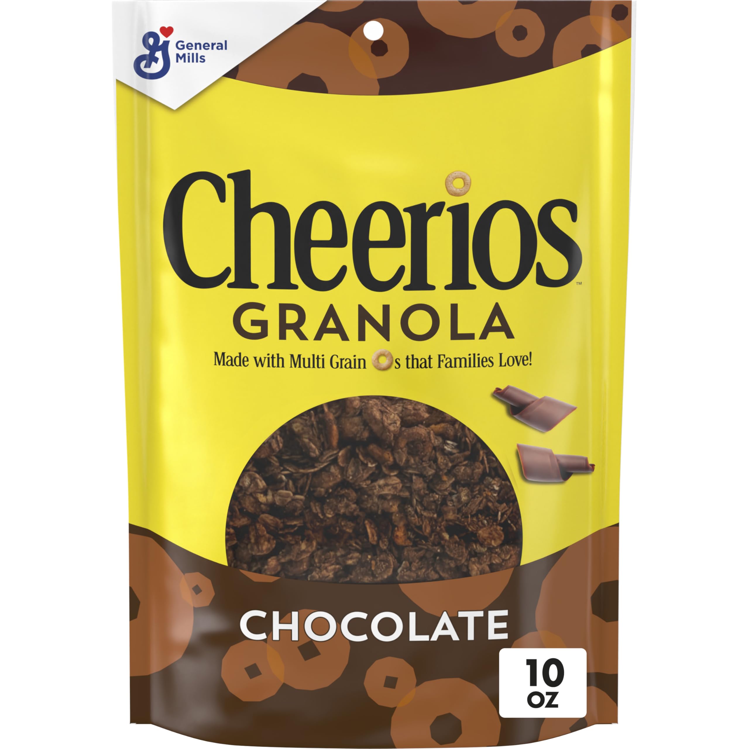 Cheerios Granola, Chocolate, Good Source of Fiber, Excellent Source of 9 Vitamins and Minerals, 10 oz