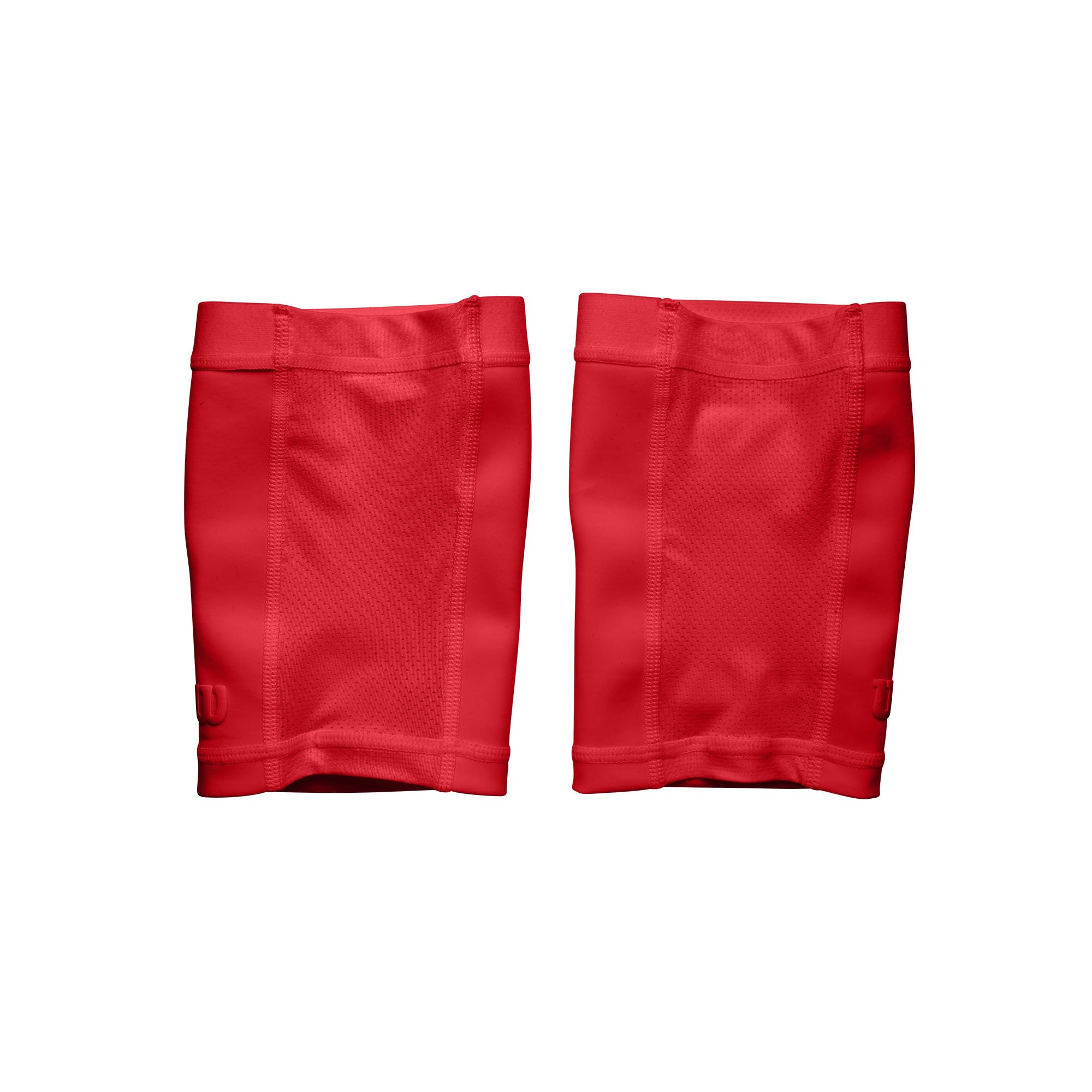 Wilson Helix - Rodilleras de voleibol, color rojo, tamaño mediano