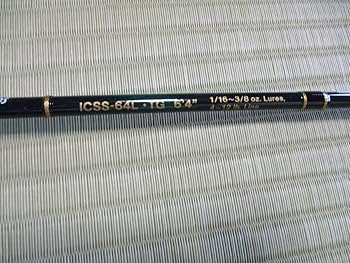 EVERGREEN INSPIRE バスロッド　ICSS-64L-TG 美品 EVERGREEN INSPIRE バスロッド ICSS-64L-TG 美品 エバーグリーン