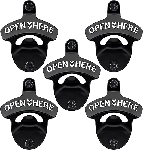 Miniatura 25 de abridor de botellas de cerveza de bronce antiguo, montaje en pared, estilo antiguo, abridor de tapas de botellas, montado en poste, acero inoxidable