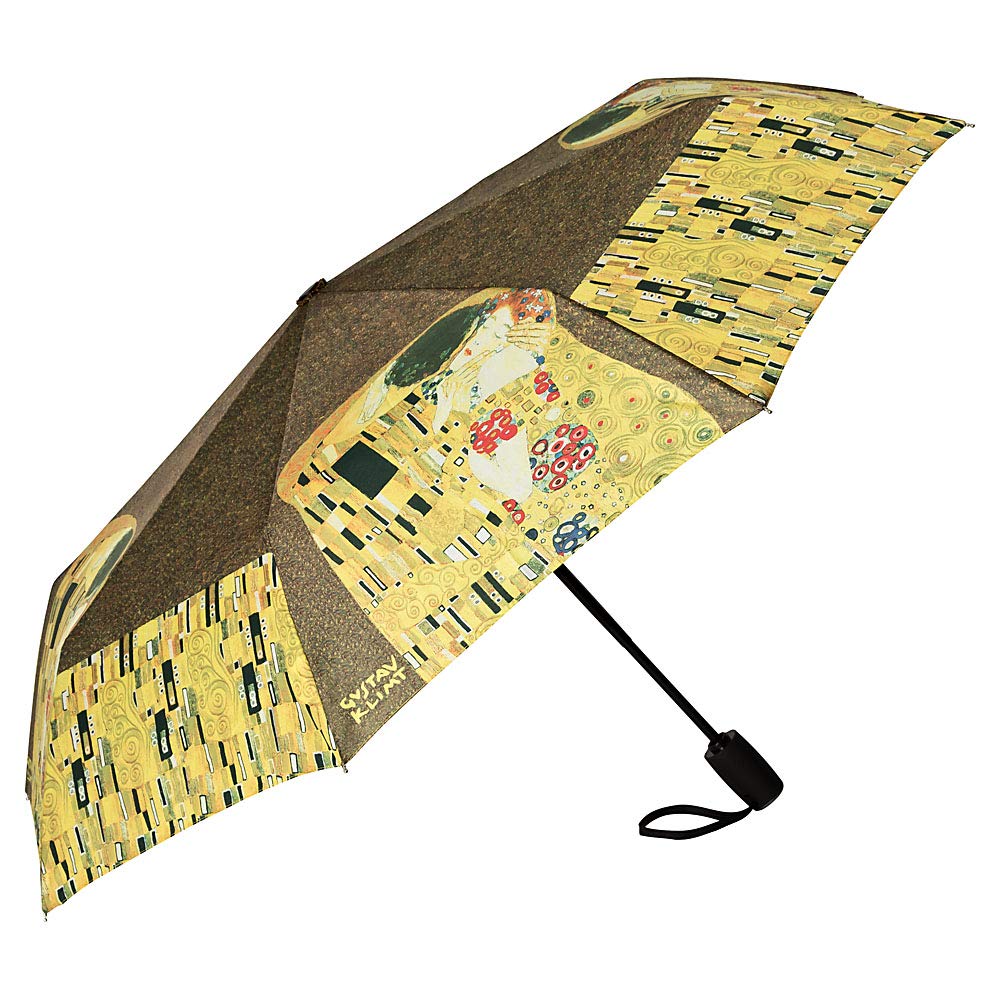 VON LILIENFELD parasol kieszonkowy Gustav Klimt Pocałunek wiatroodporny automatyczne otwieranie-zamykanie stabilny lekki kompaktowy