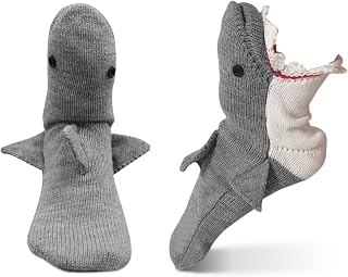 Funny Socks For Men Women, Creative Knit Shark Socks, Unisex Shark Sock, Fun Animal Socks, Funky Crocodile Socks, Weird Stuff, Floor Socks Winter Home Warm Socks, Shark Stuff, Halloween Christmas Gift