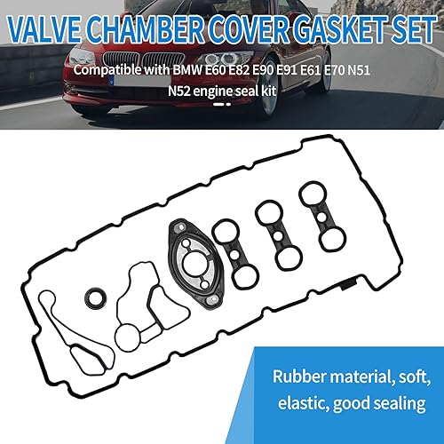 Miniatura 7 de 11127552280 Junta de la tapa de la válvula del motor, Ajustador del árbol de levas, Actuador de eje excéntrico, Adaptador de filtro de aceite de