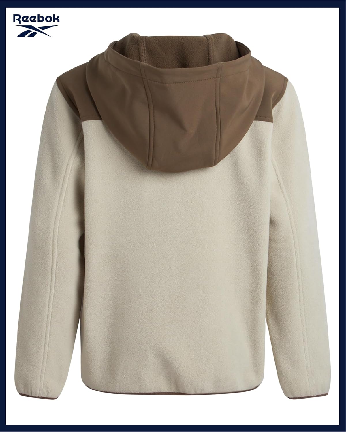 Reebok Boys Fleece Jacket - Weather Resistant Polar Fleece Lined Full Zip Boys Winter Coat - Cozy Hooded Kids Winter Jacket - Image 7