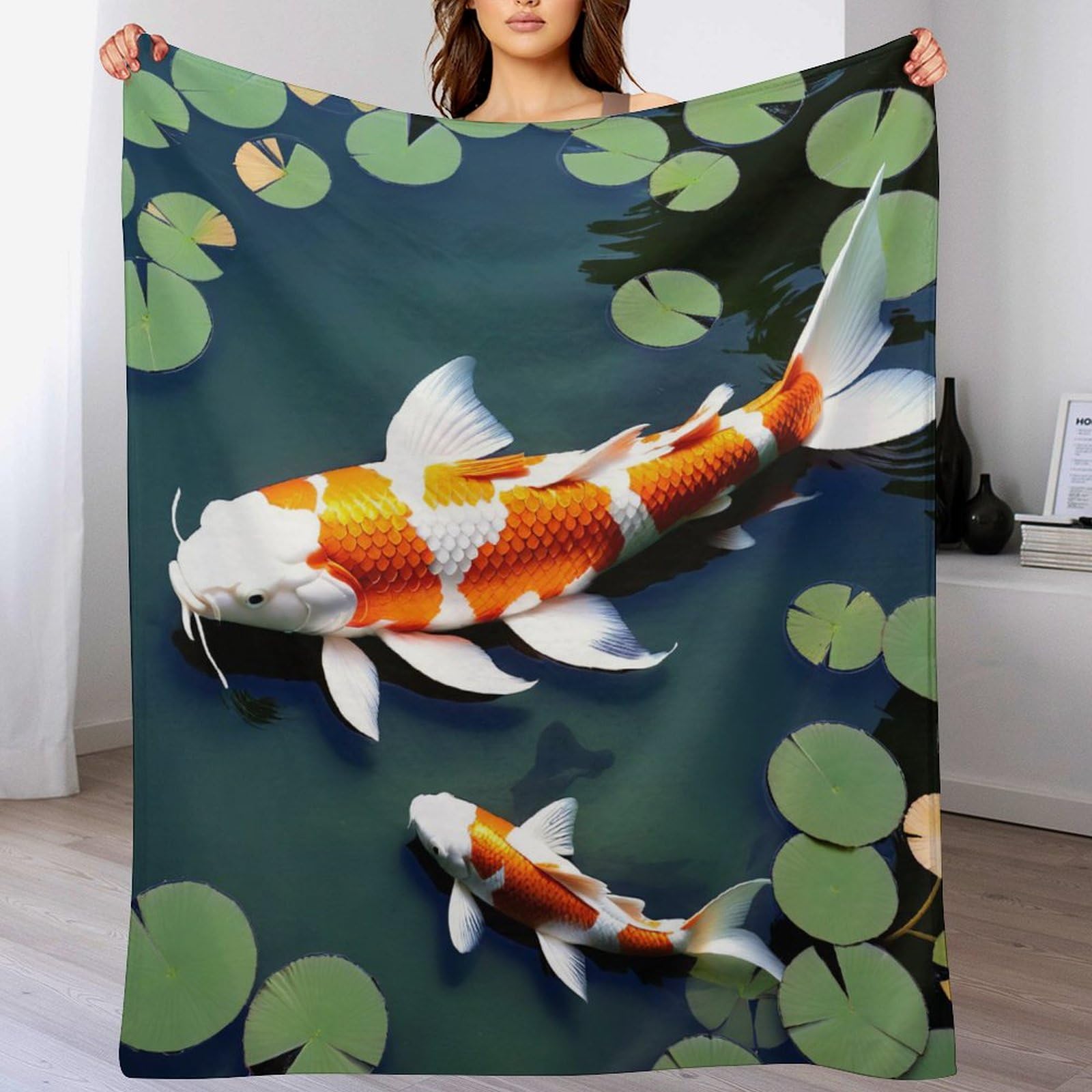 Manta de franela suave para las cuatro estaciones en el salón