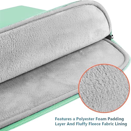 Vista 43 de Funda protectora para portátil de 14 pulgadas, a prueba de golpes, con bolsillo para accesorios, funda duradera para laptop compatible con MacBook