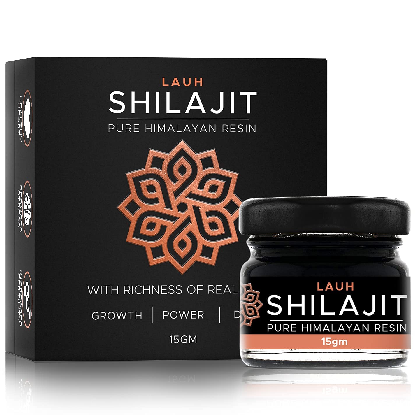 Instant VEDA Pure Shilajit Liquid Resin with Iron| for Strength, Focus & Energy | for Men & Women | Pure Himalayan Shilajit | 15 gm