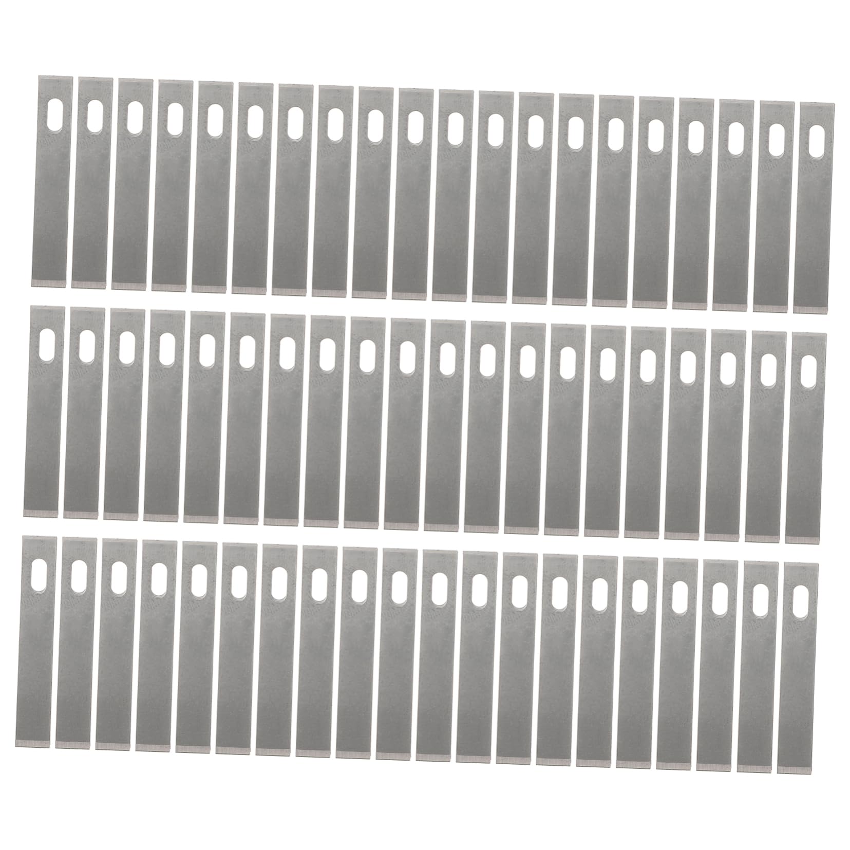 BEBEMOKO 50Pcs Replacement Craft Blades for Precision Cutting for Scrapbooking Trimming Wood Plastic Paper and Durable and Easy to Use for Home and School