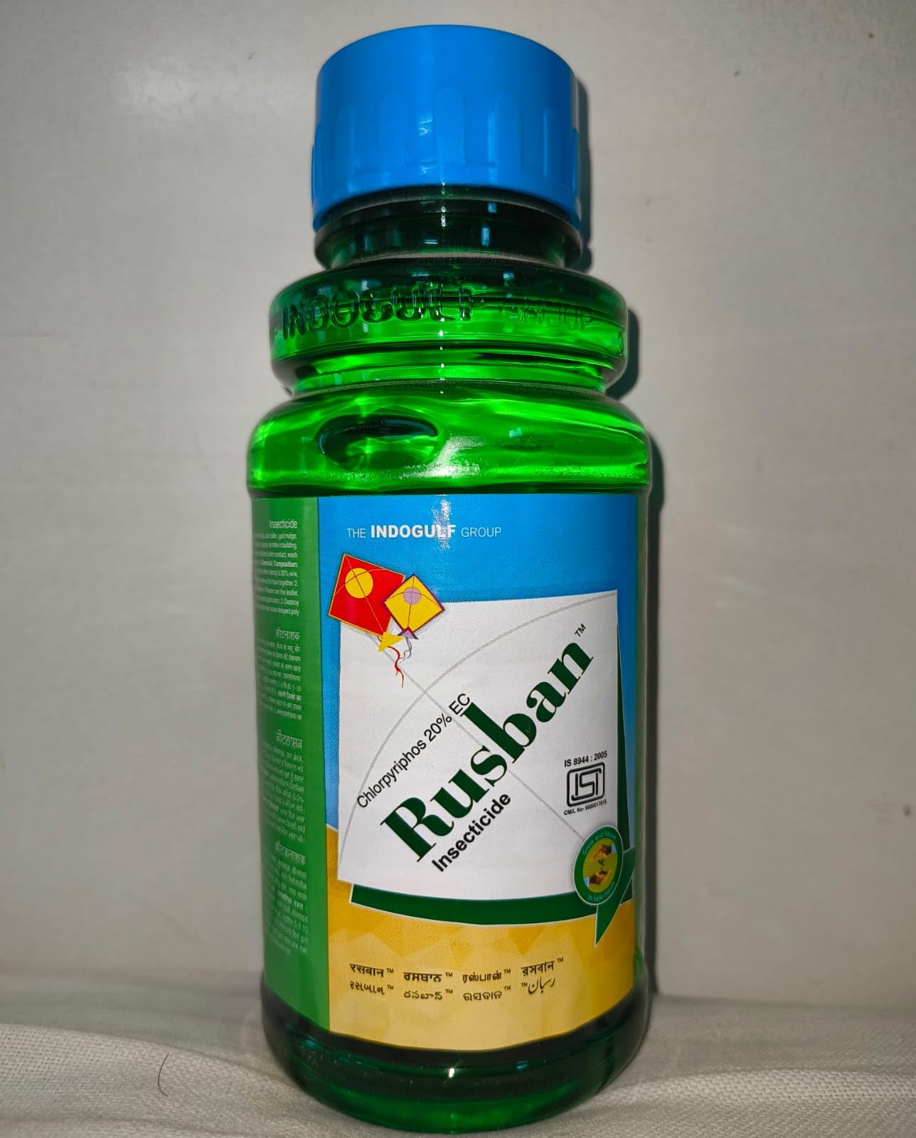 Rus-Ban (CHLOR-PYRIFOS-20%) For pre and post construction use (500ml Pack) controls Termites and borers