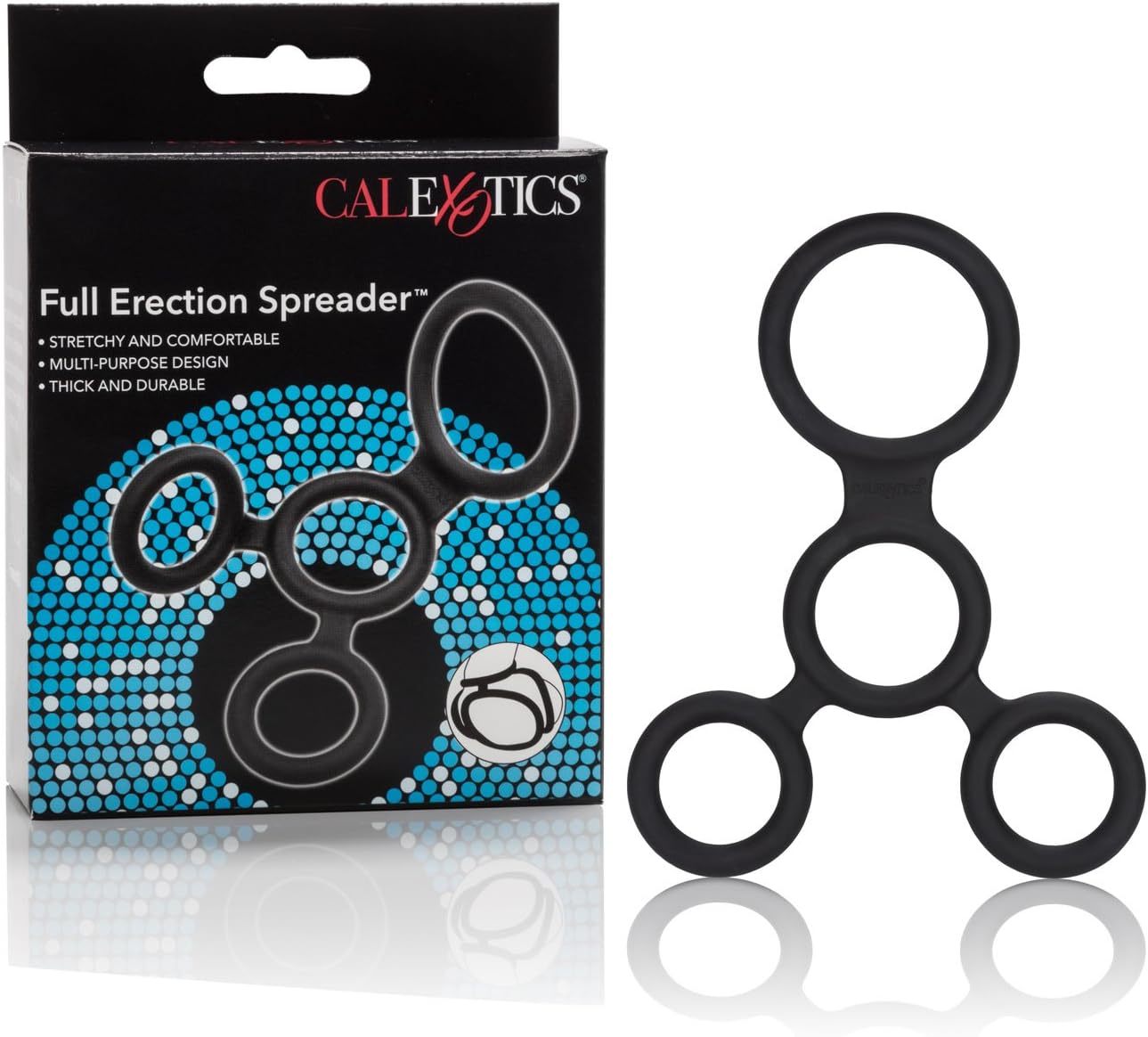 Rings Cal Exotics Full Erection Cock and Ball 4 Ring Silicone Spreader