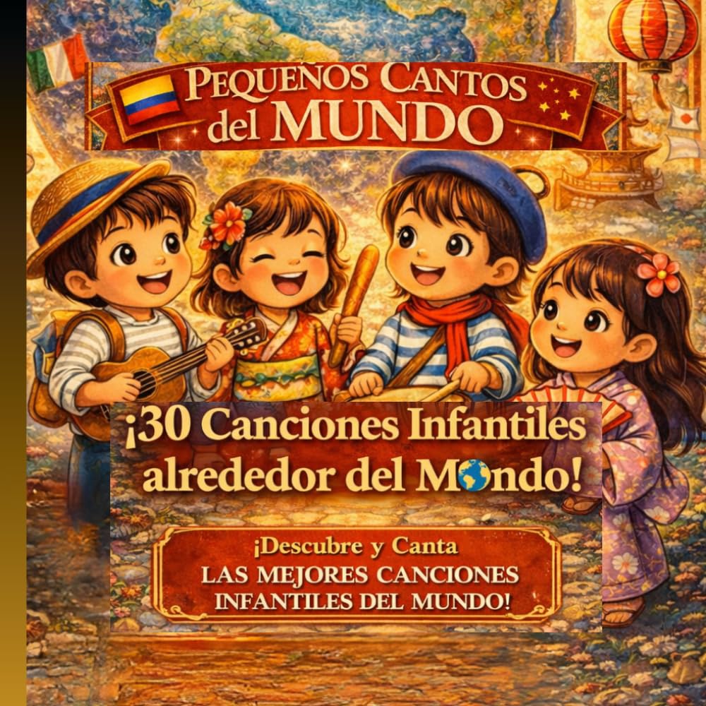 Pequeños Cantos del Mundo: Poemas ilustrados para niños de 4 a 8 años sobre culturas y países del mundo