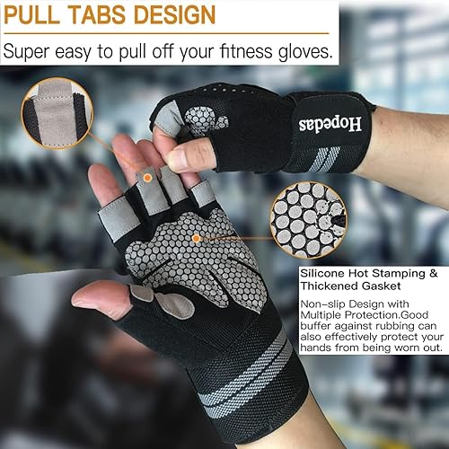Miniatura 2 de Workout Gloves Weight Lifting Gloves Palm Support Protection for Men Women, Exercise Gloves Sports for Training, Fitness, Gym,