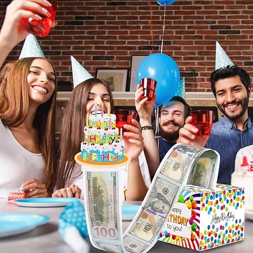 Miniatura 6 de BLOCE Caja de dinero de cumpleaños para regalo en efectivo, cajas de regalo de cumpleaños para dinero en efectivo, caja de dinero de cumpleaños con
