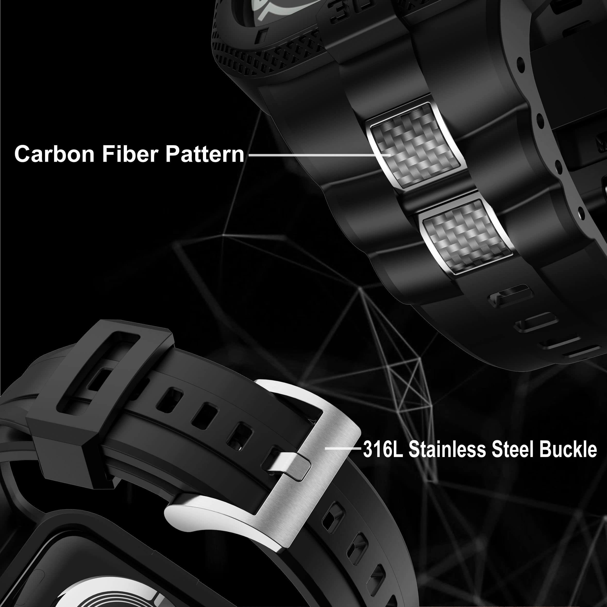 Amazon.co.jp: GELISHI Apple Watch 45mm 44mm 42mm TPU バンド 一体型