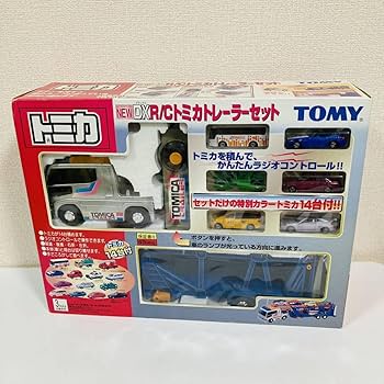 Amazon.co.jp: トミカ DX R/C トミカトレーラーセット トミカ14台付
