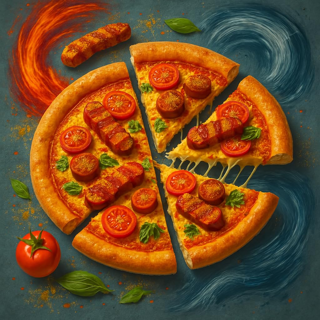 Pizza currywurst aroma concentrato - vegano - Sasami - 100ml