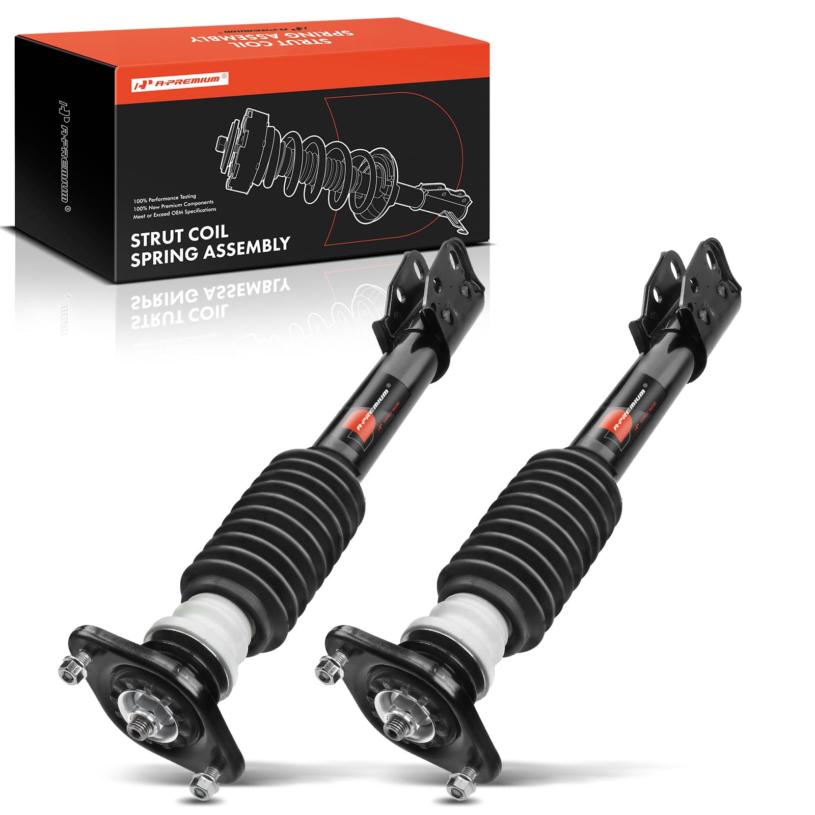 Amazon.com: A-Premium Set of 2 Rear Complete Strut & Coil