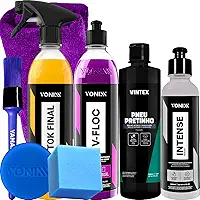 KIT SHAMPOO V-FLOC CERA TOK FINAL REVITALIZADOR INTENSE 240ML VONIXX PRETINHO VINTEX