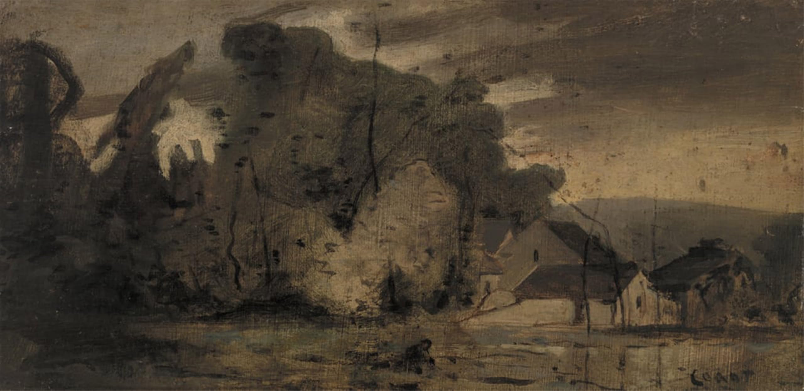ARTXLXXBN Famous Prints Artwork Pictures Poster Painting Art Landscape by Jean Baptiste Camille Corot Artwork Landscape Pictures for Home Decor 60x90cm