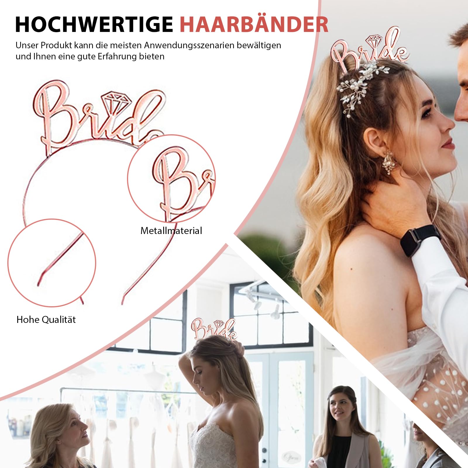 HAKZEON Lot De 20 Écharpes Enterrement Vie De Jeune Fille - 19 Team Bride + 1 Bride To Be